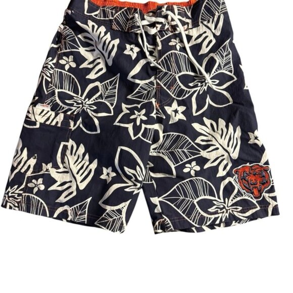 Chicago Bears NFL M MEDIUM Board Short Swim Trunks with liner Football - Picture 2 of 7